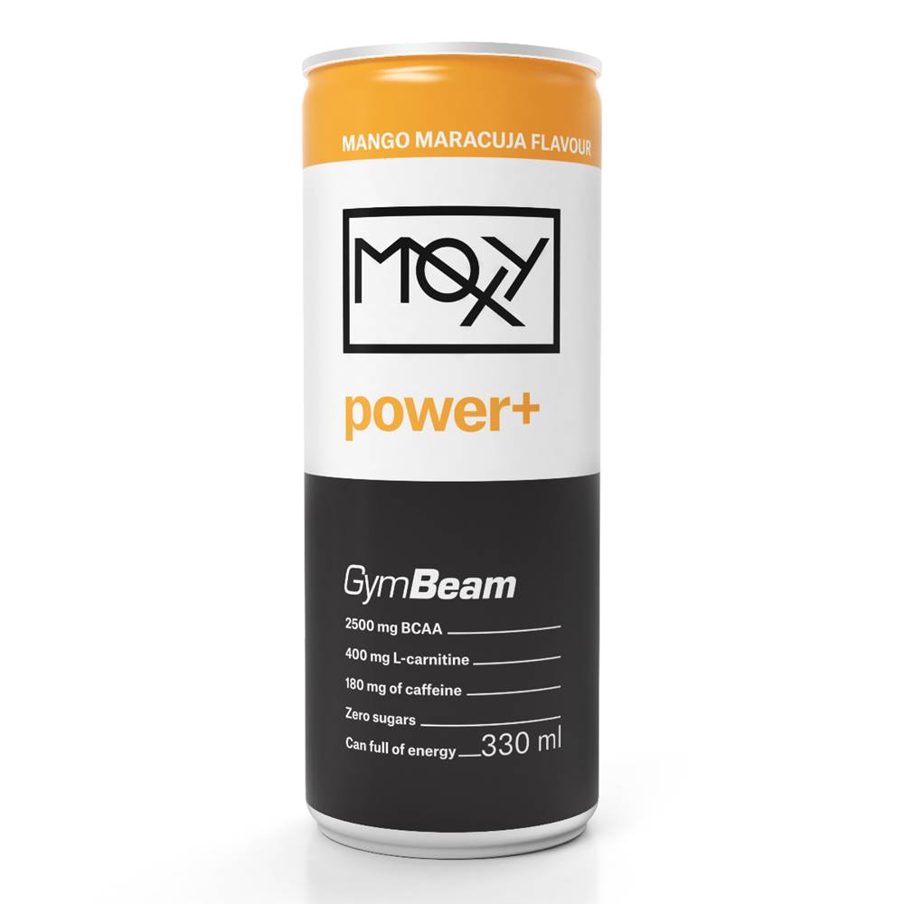 GymBeam GymBeam MOXY power+ Energy Drink 330 ml lesné ovocie