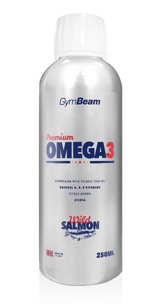 GymBeam Premium Omega 3 - GymBeam 250 ml. Citrus