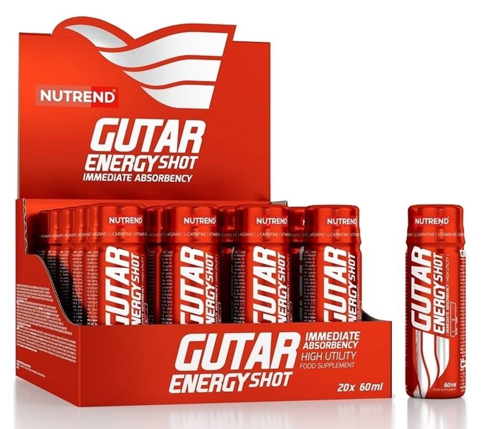 Nutrend Gutar Energy Shot - Nutrend 20 x 60 ml.