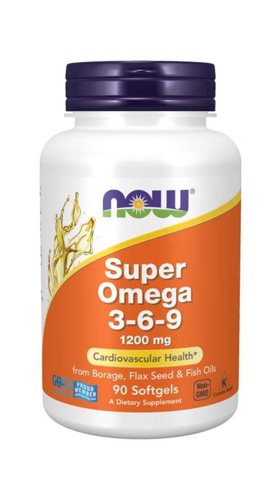 NOW Foods NOW Foods Super Omega 3-6-9 1200 mg 180 softgel kapsúl 180 kaps.