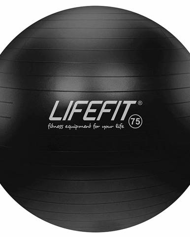 Gymnastický míč LIFEFIT ANTI-BURST 75 cm, černý
