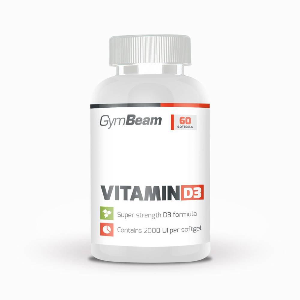GymBeam GymBeam Vitamin D3 2000 IU 120 kaps.