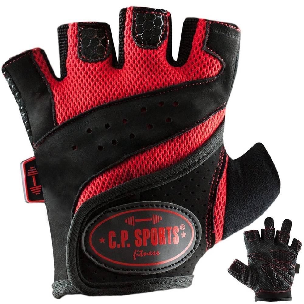 C.P. Sports C.P. Sports Fitness rukavice červené  XS