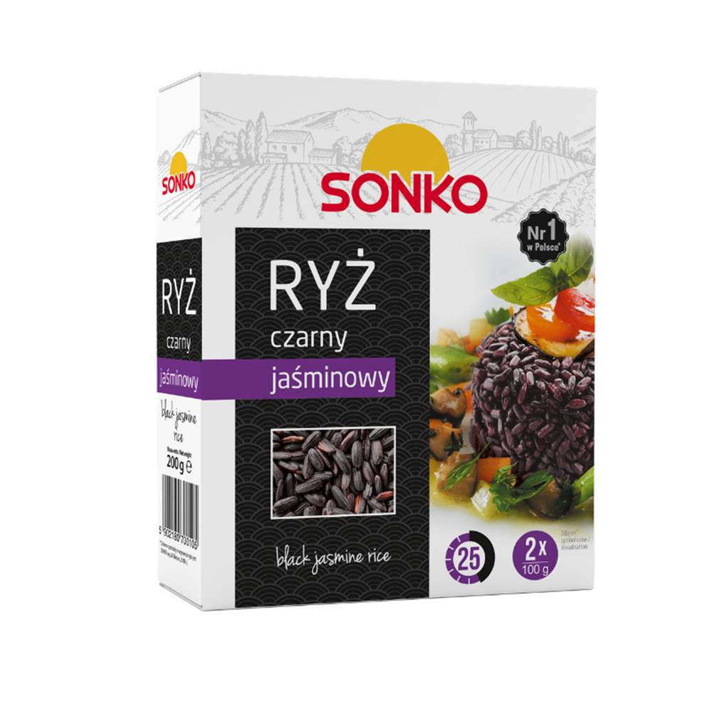 SONKO Ryža čierna jazmínová - SONKO 2 x 100 g