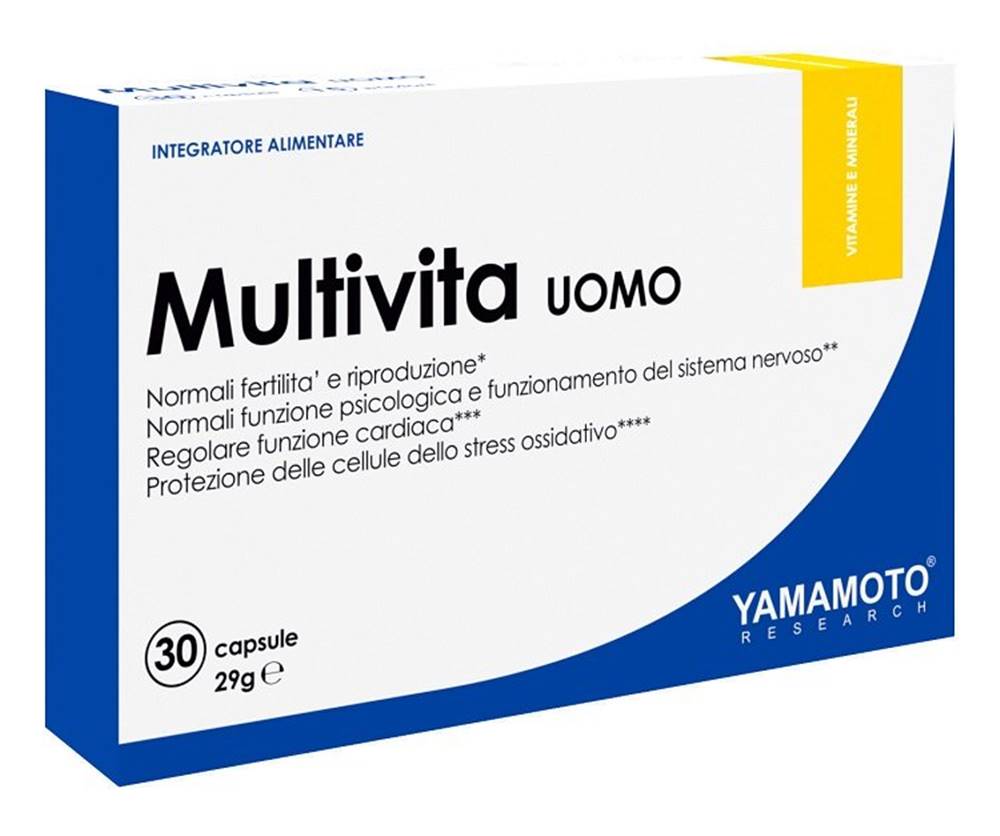 Yamamoto Multivita Uomo (zostavený špeciálne pre potreby mužov) - Yamamoto  30 kaps.