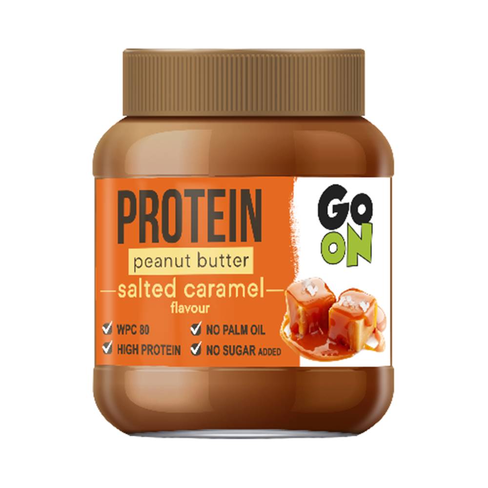 Go On Go On Proteínové arašidové maslo 350 g slaný karamel