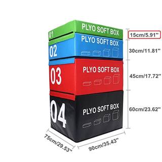 SOFT PLYOBOX SEDCO 90x75x15-60 cm - zelená
