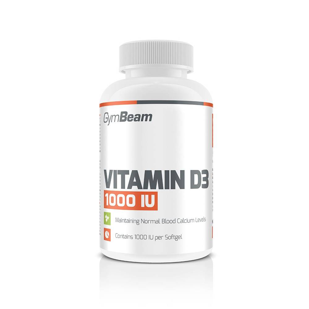GymBeam GymBeam Vitamín D3 1000 IU 60 kaps.