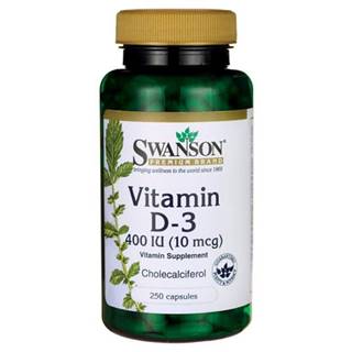 Swanson Vitamín D-3 400IU 250 kaps.