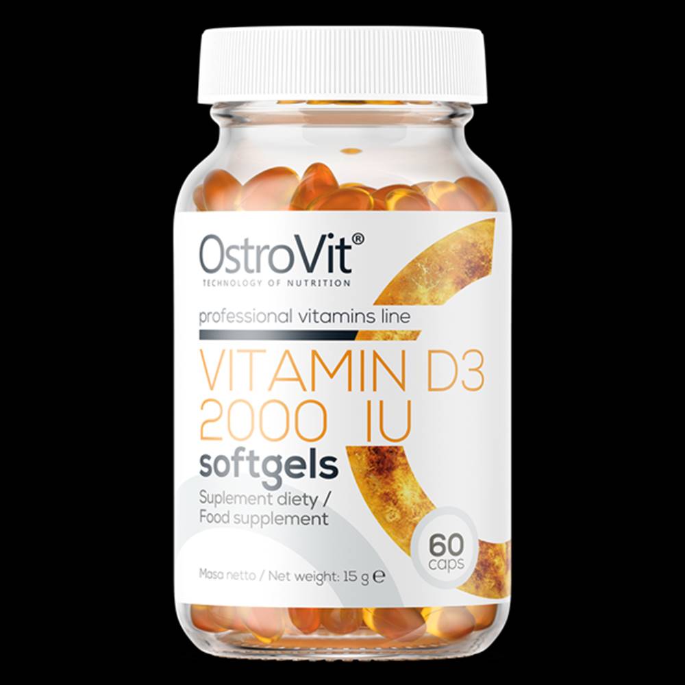 OstroVit OstroVit Vitamin D3 2000 IU softgels 60 kaps.
