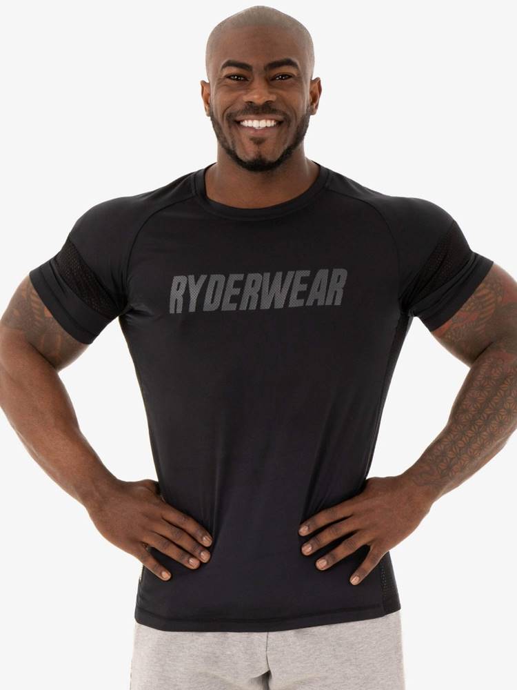 Ryderwear Ryderwear Pánske tričko Flex Mesh Black  XL