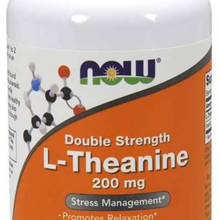 NOW® Foods L-Theanine s Inositolem Double Strength, 200 mg, 120 rastlinných kapsúl 120 kaps.