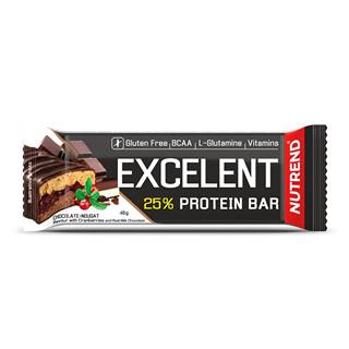 Nutrend Excelent Protein Bar 85 g VÝPREDAJ čokoláda-nugát