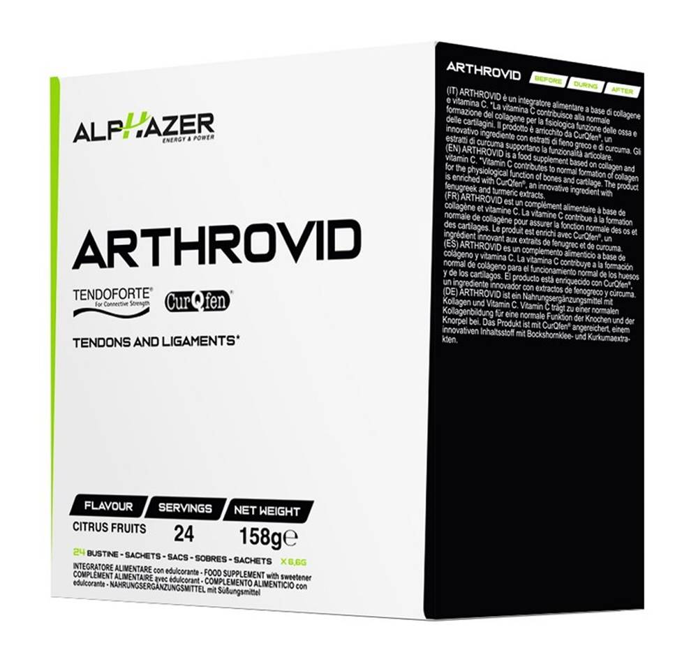 Alphazer Arthrovid (najmodernejší kolagén) - Alphazer 24 x 6,6 g Citrus Fruits