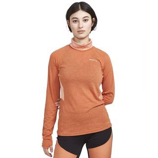 Dámske tričko CRAFT ADV SubZ Wool LS 2 W oranžová - XS