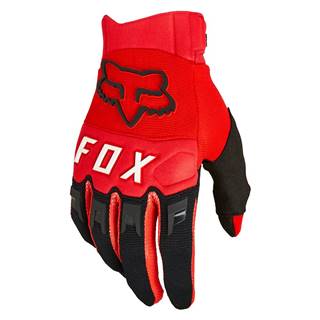 Motokrosové rukavice FOX Dirtpaw Fluo Red MX22 fluo červená - S