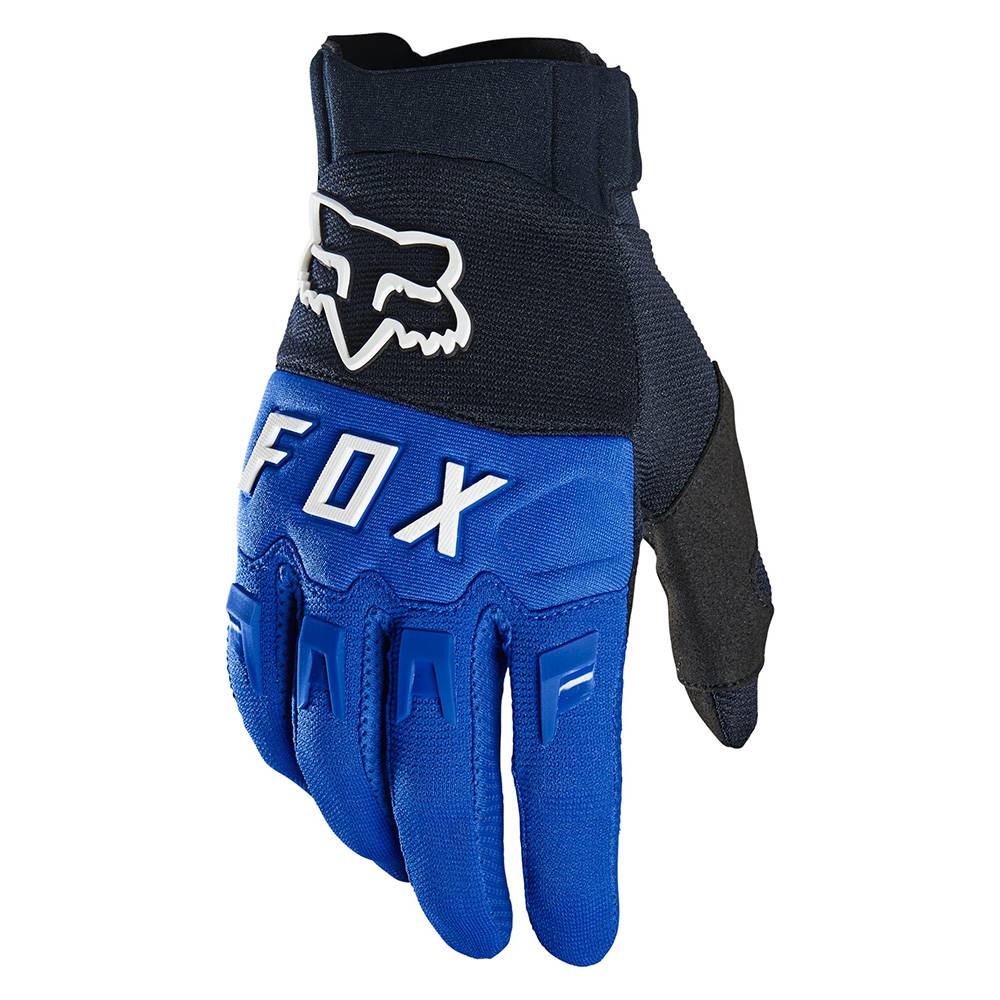 FOX Motokrosové rukavice FOX Dirtpaw Blue MX22 modrá - M