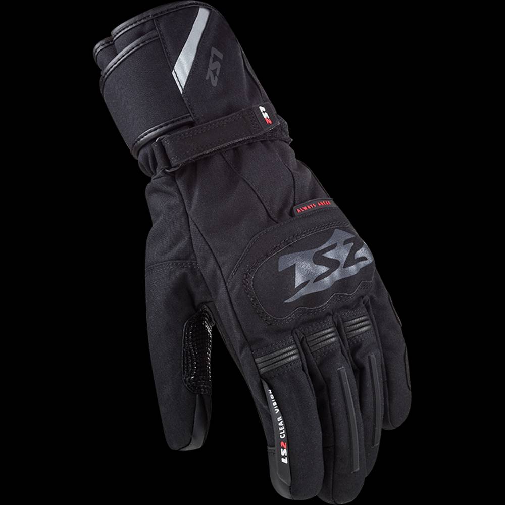 LS2 Moto rukavice LS2 Snow Black čierna - S