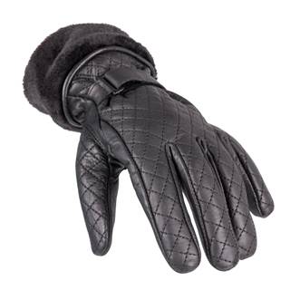 Dámske kožené rukavice W-TEC Stolfa čierna - XL