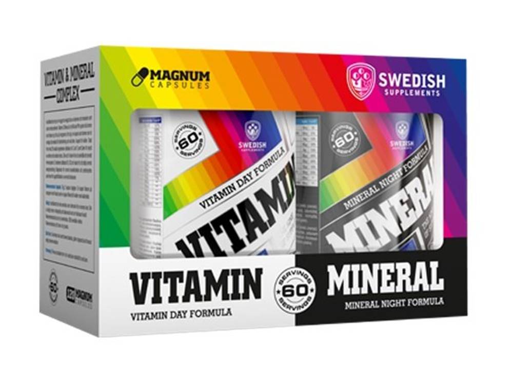 Swedish Supplements Vitamin+Mineral Complex - Swedish Supplements 60 dávok