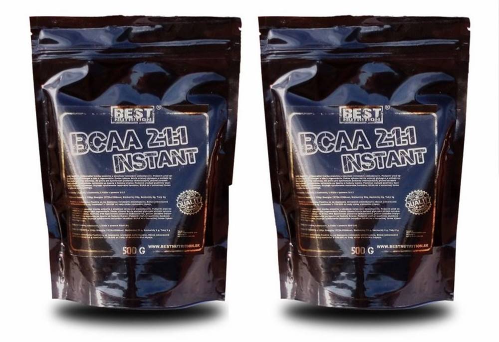 Best Nutrition 1+1 Zadarmo: BCAA 2:1:1 instant od Best Nutrition 250 g + 250 g Neutral