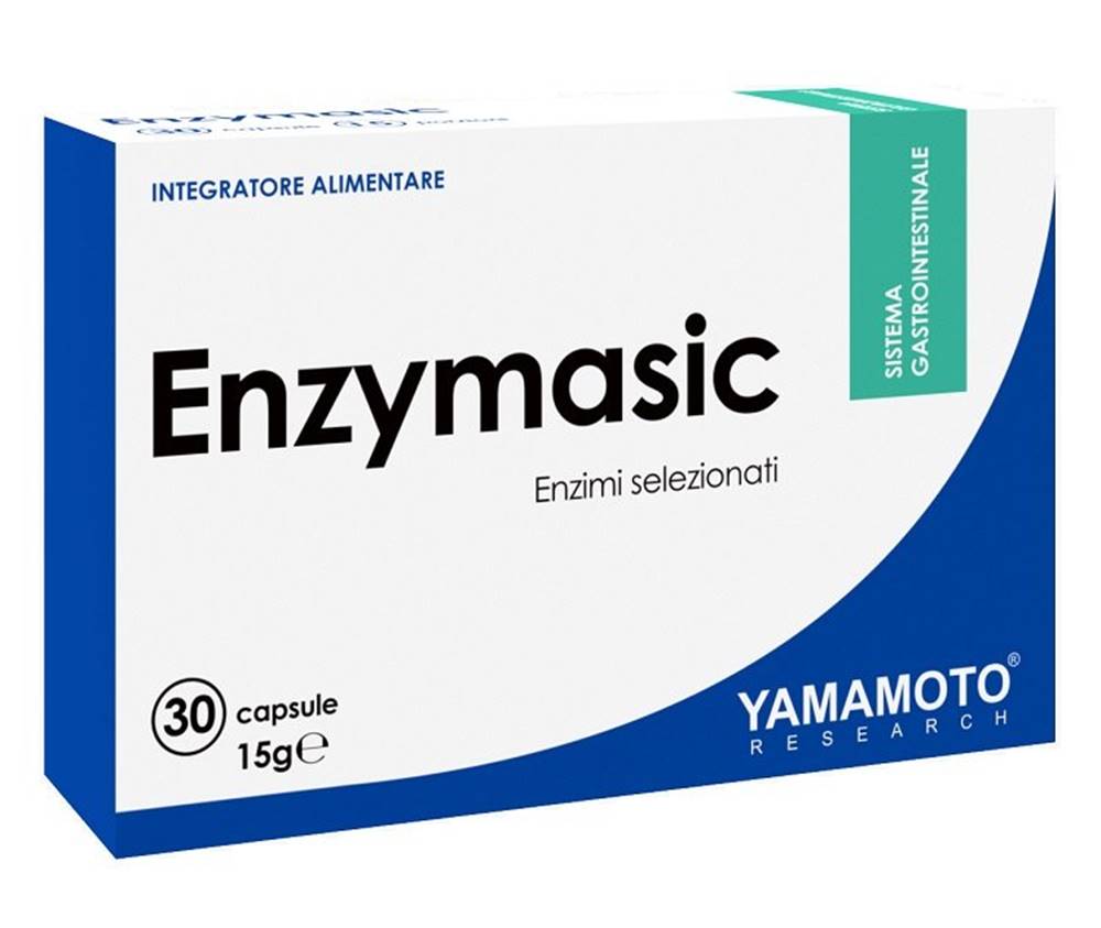 Yamamoto Enzymasic (3 typy tráviacich enzýmov) - Yamamoto 30 kaps.