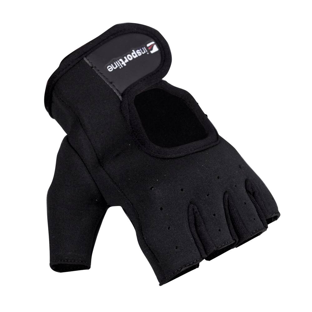 Insportline Neoprénové fitness rukavice inSPORTline Aktenvero čierna - S