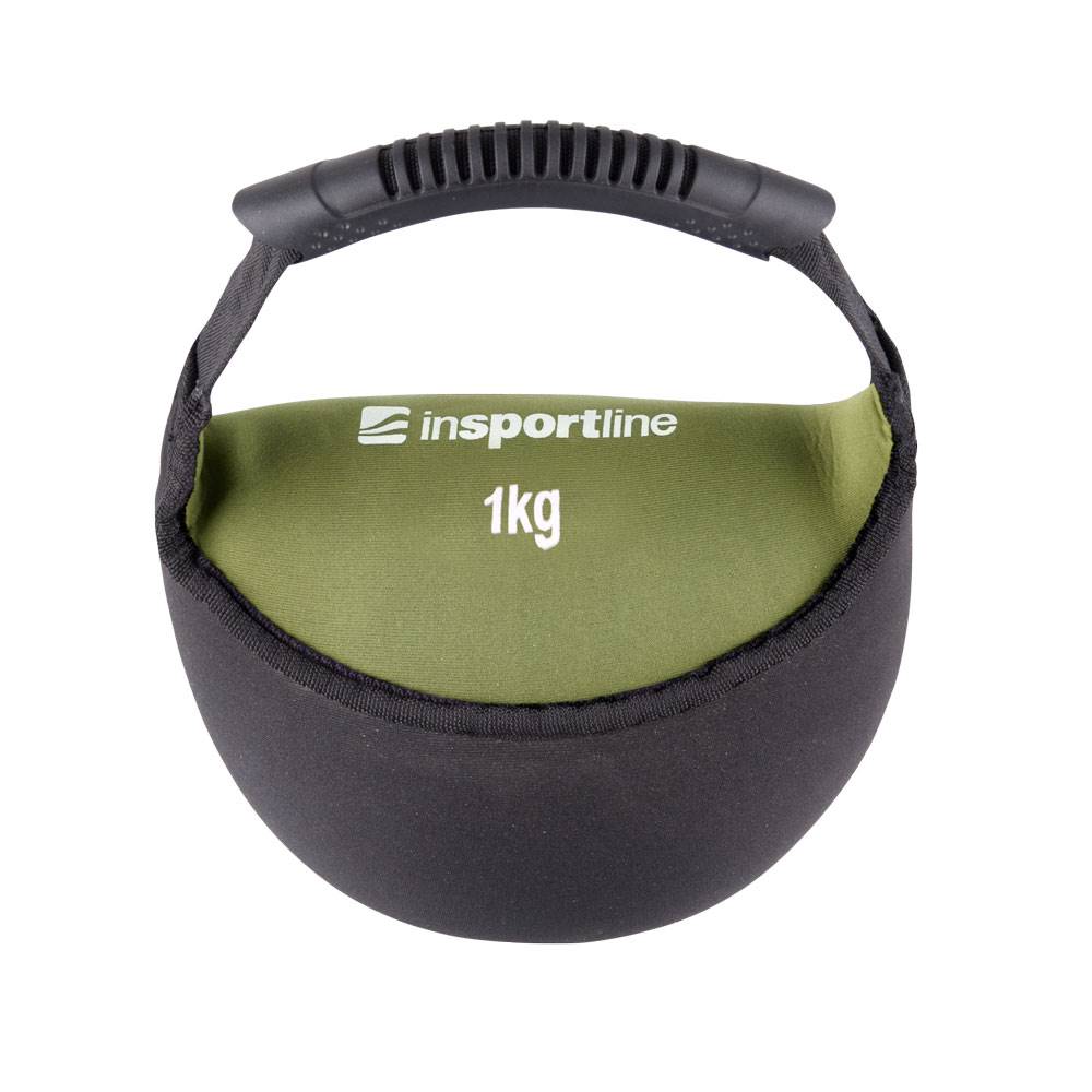 Insportline Neoprénová činka inSPORTline Bell-bag 1kg
