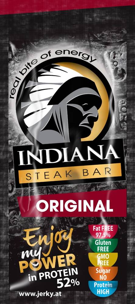 Jerky Indiana Jerky Steak bar original 20 g